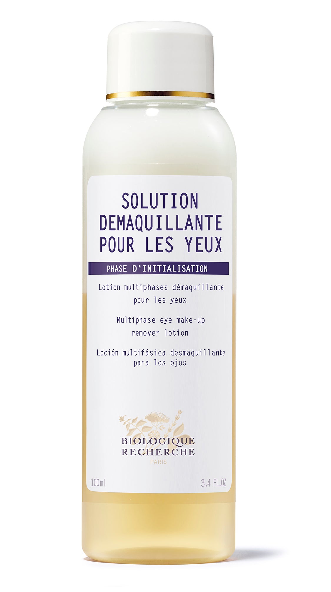 SOLUTION DEMAQUILLANTE POUR LES YEUX 3.4 Fl. Oz